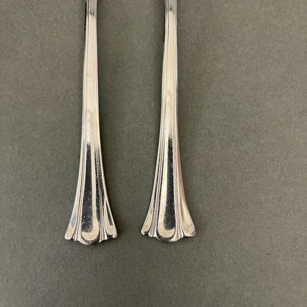 Delco Natalie Stainless Steel Spoons Flatware‎ Lot of 2